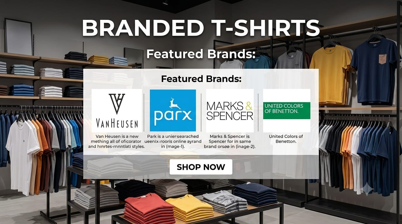 BRANDED  T SHIRTS