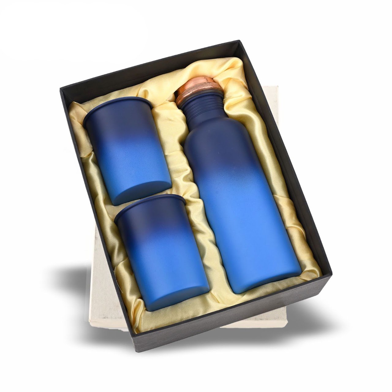 Copper Bottle and Mug Sets Blue