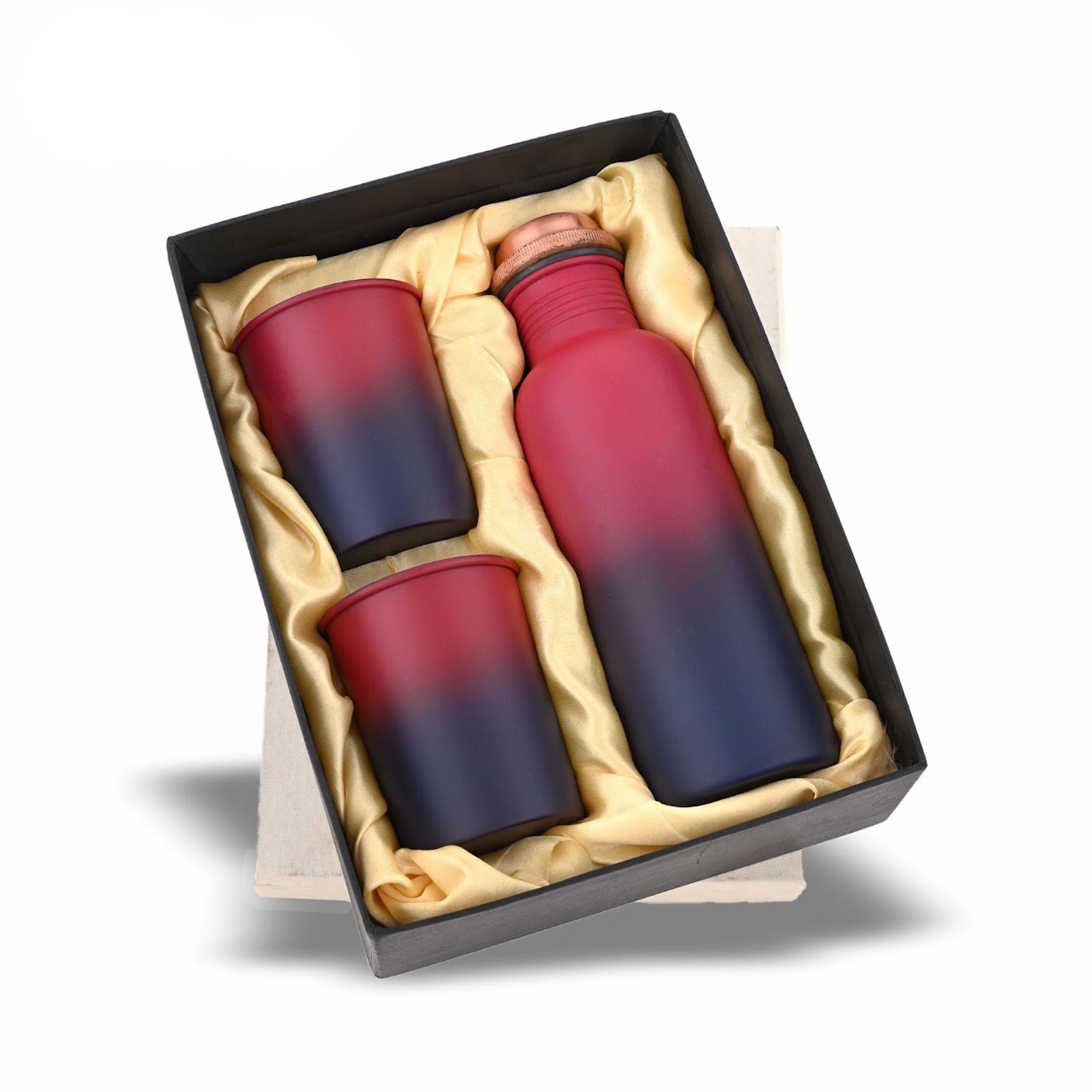 Copper Bottle and Mug Sets Red