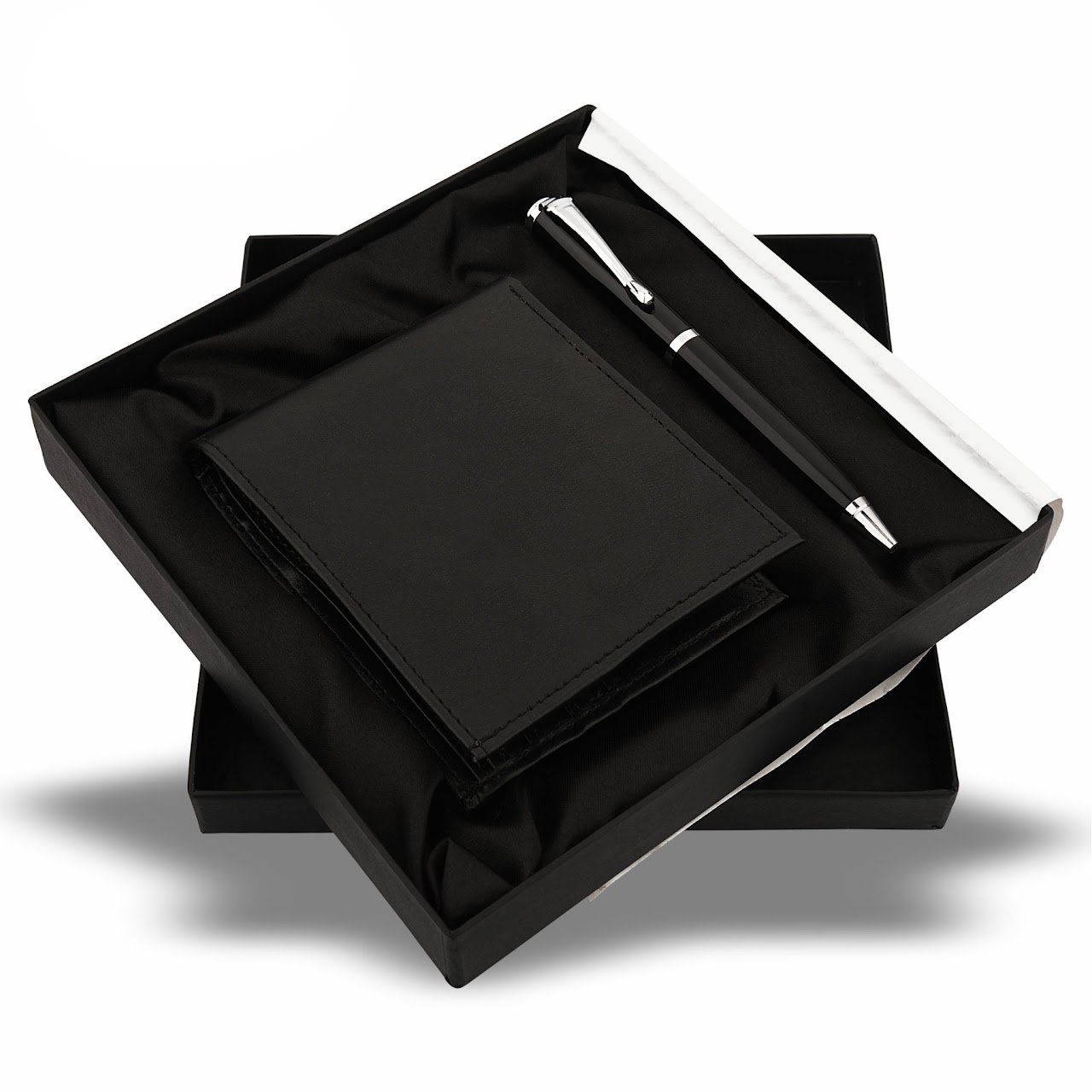 Escala Pen, Keychain and Wallet Black Color