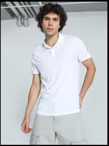 PUMA ESSCat Logo PolyPolo White