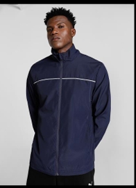 PUMA MEN’ SWOVENTRACK  JACKET (Black/Peacoat )