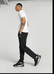 MEN’SWOVEN TRACKPANT (Black/Peacoat )