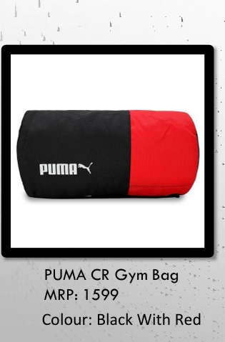 PUMA GYM BAG (Black with Red)
