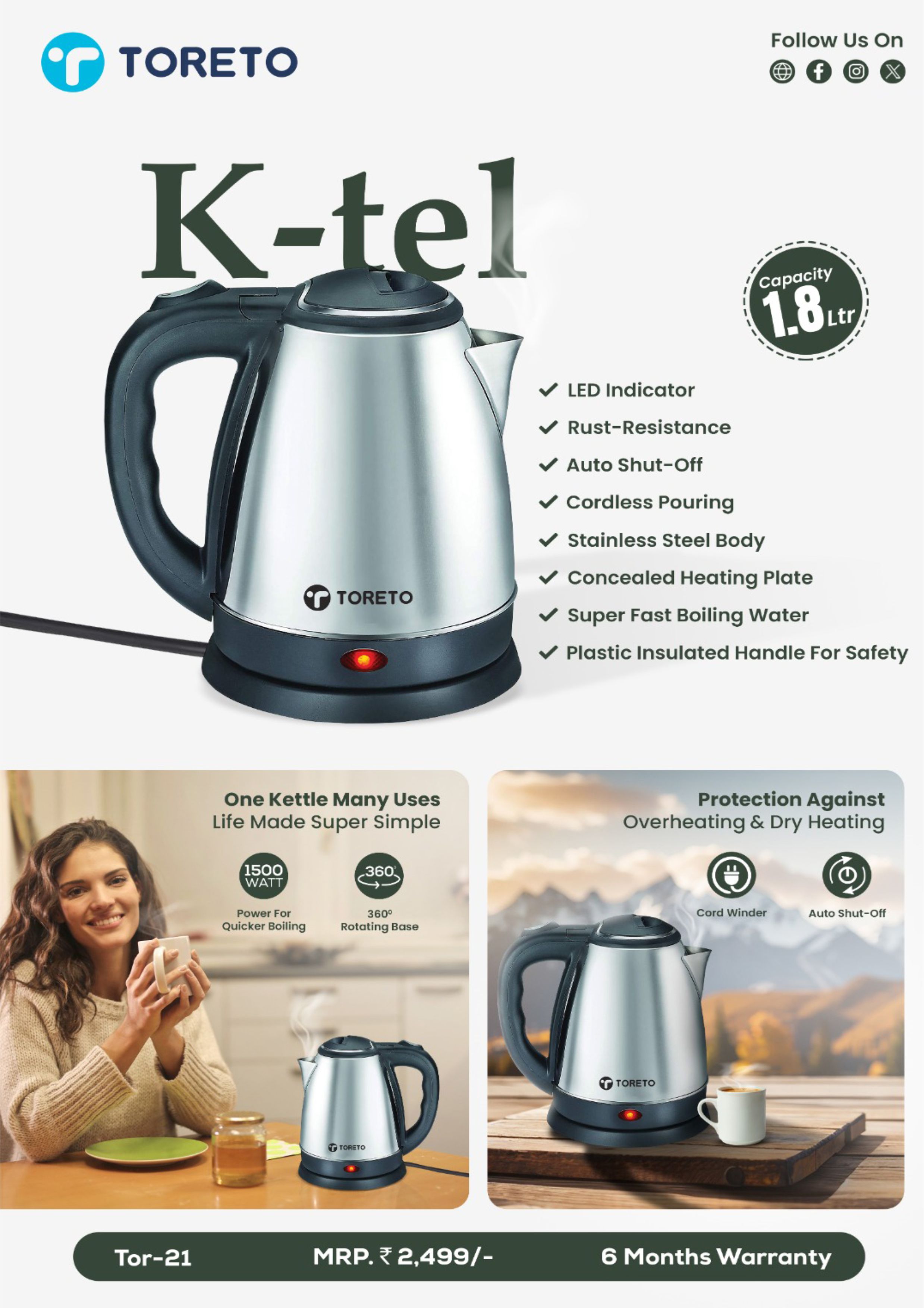 Toreto K - tel