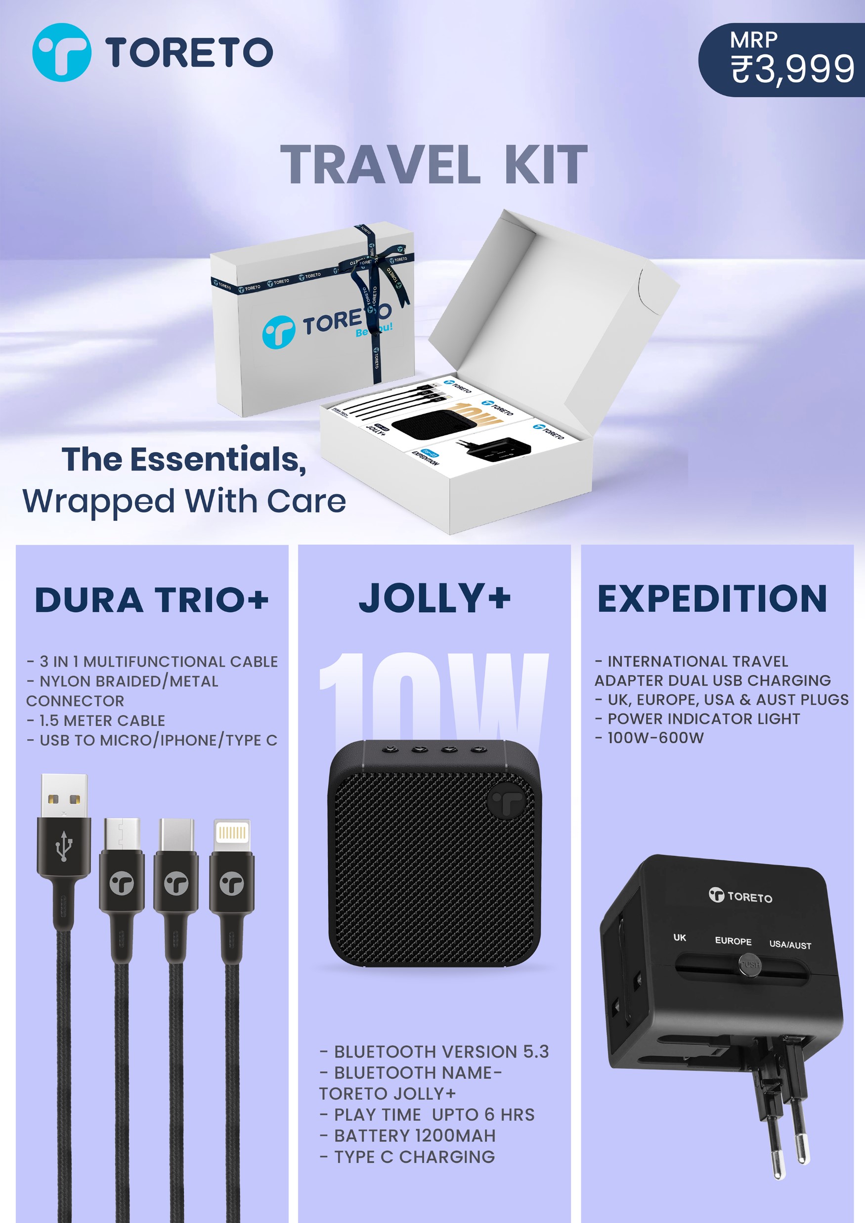Toreto Travel Kit