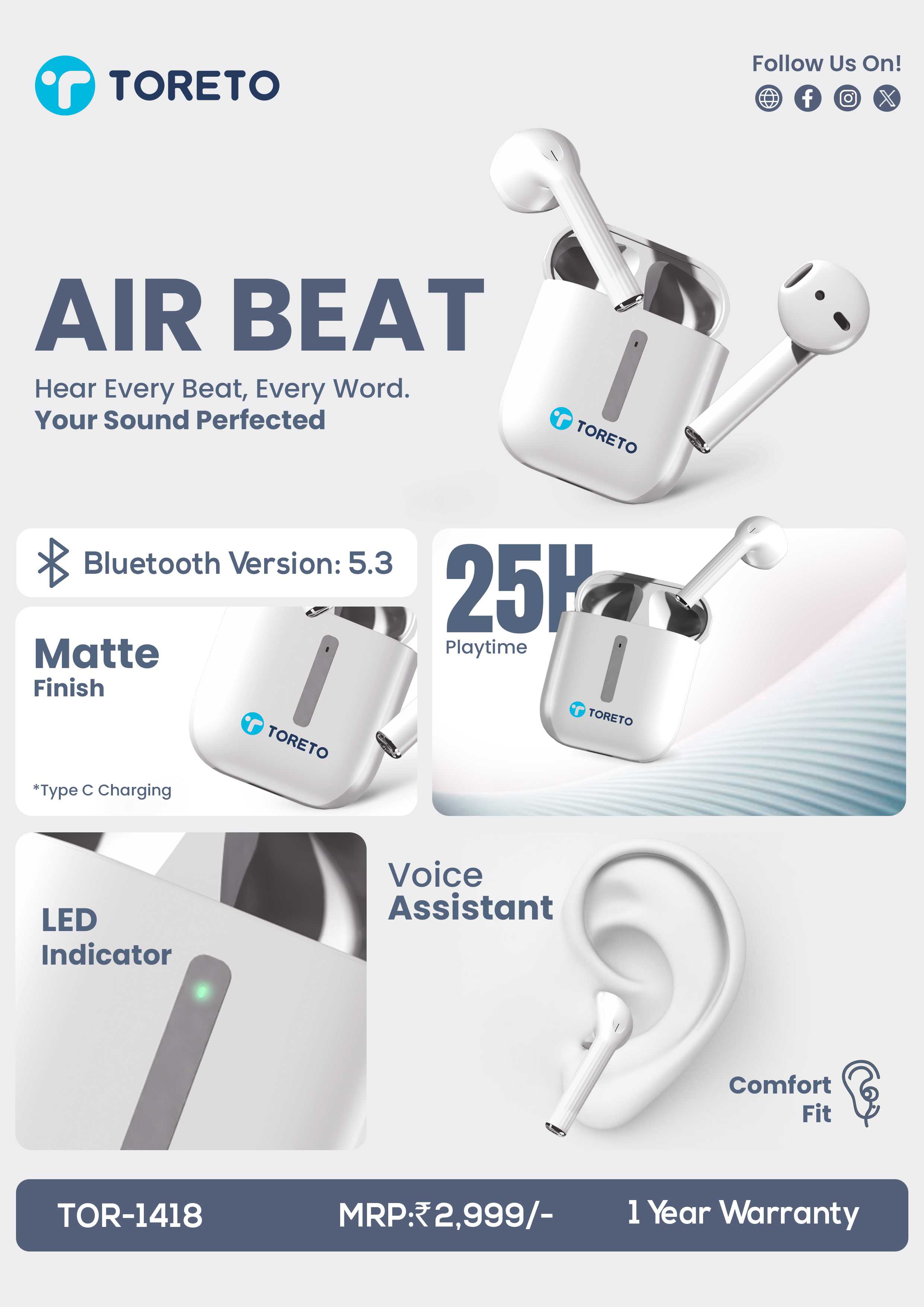 Toreto AIR BEAT