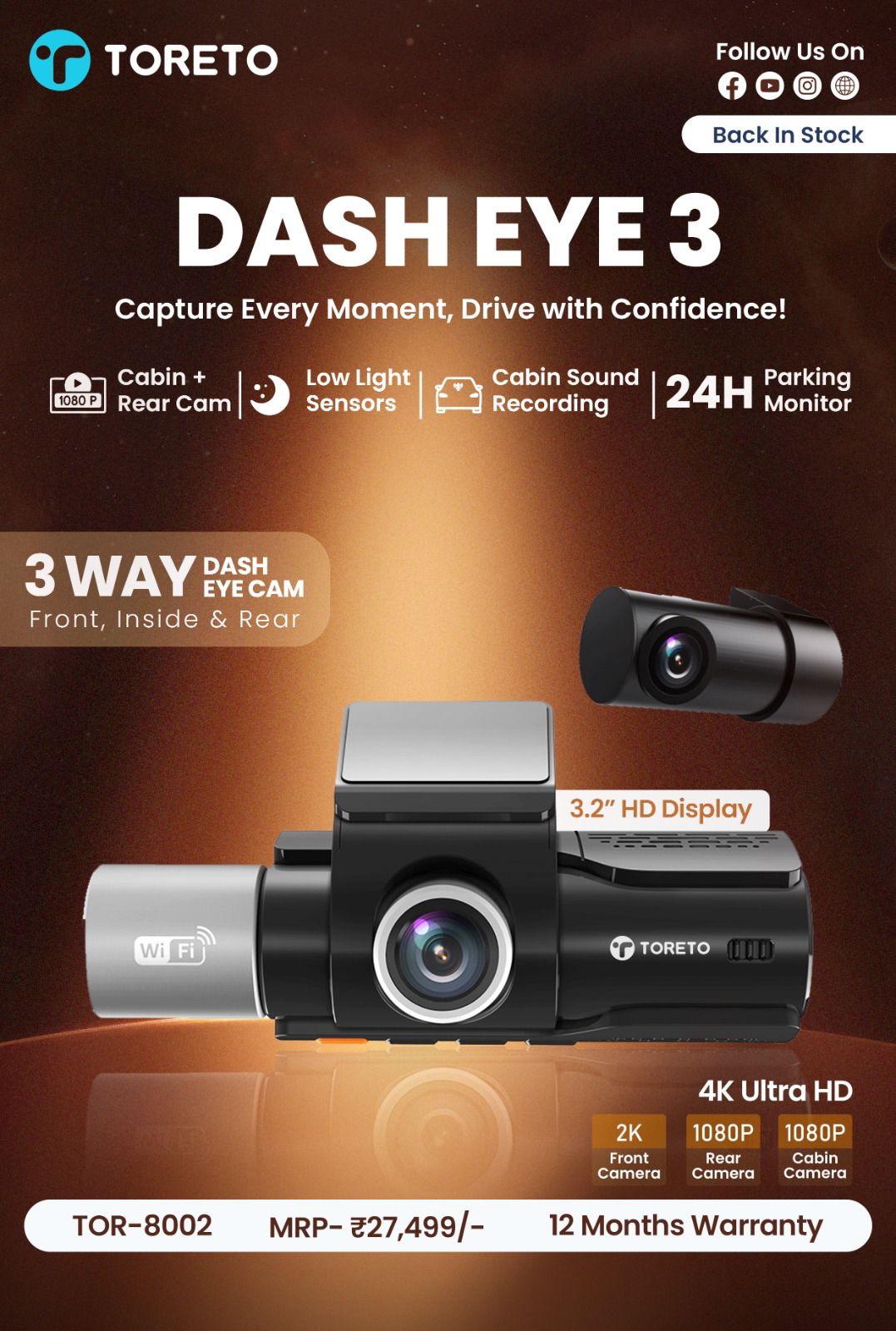 Toreto DASH EYE 3