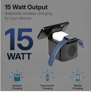 Ignite 3 in 1 Wireless Charger & Bluetooth Speaker