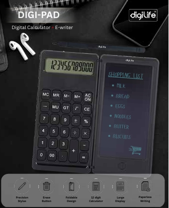 DIGI-PAD Digital Calculator + E-writer