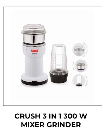CRUSH 3 IN 1 300 W MIXER GRINDER