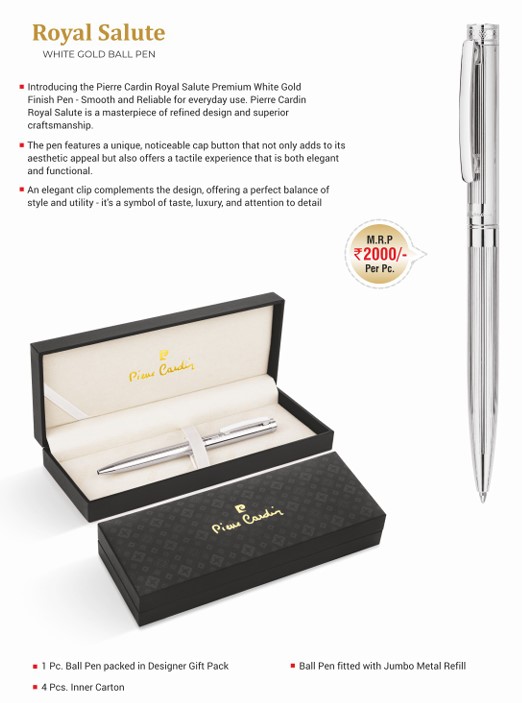 Royal Salute White Gold Ball Pen
