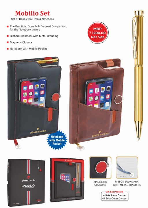 Mobillo Set Royale Ball Pen & Notebook