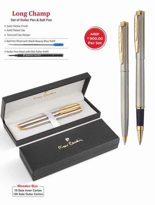 Long Champ Set of Roller Pen & Ball Pen