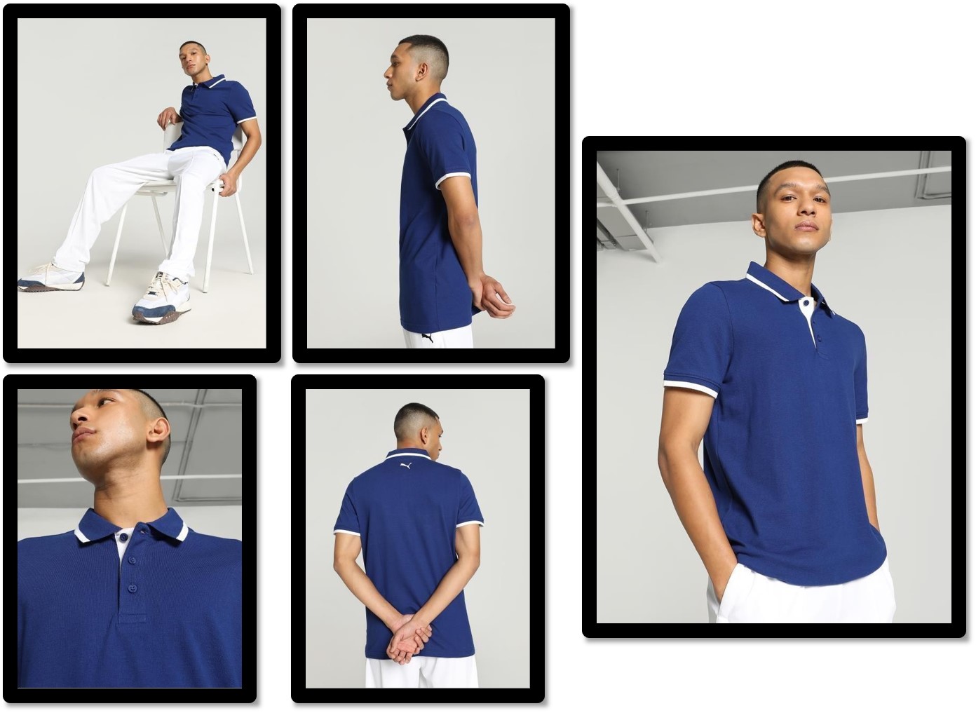 Men's ESS Pique Tipping Polo
