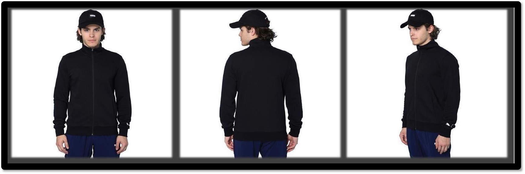 CONTRAST  SWEAT JACKET
