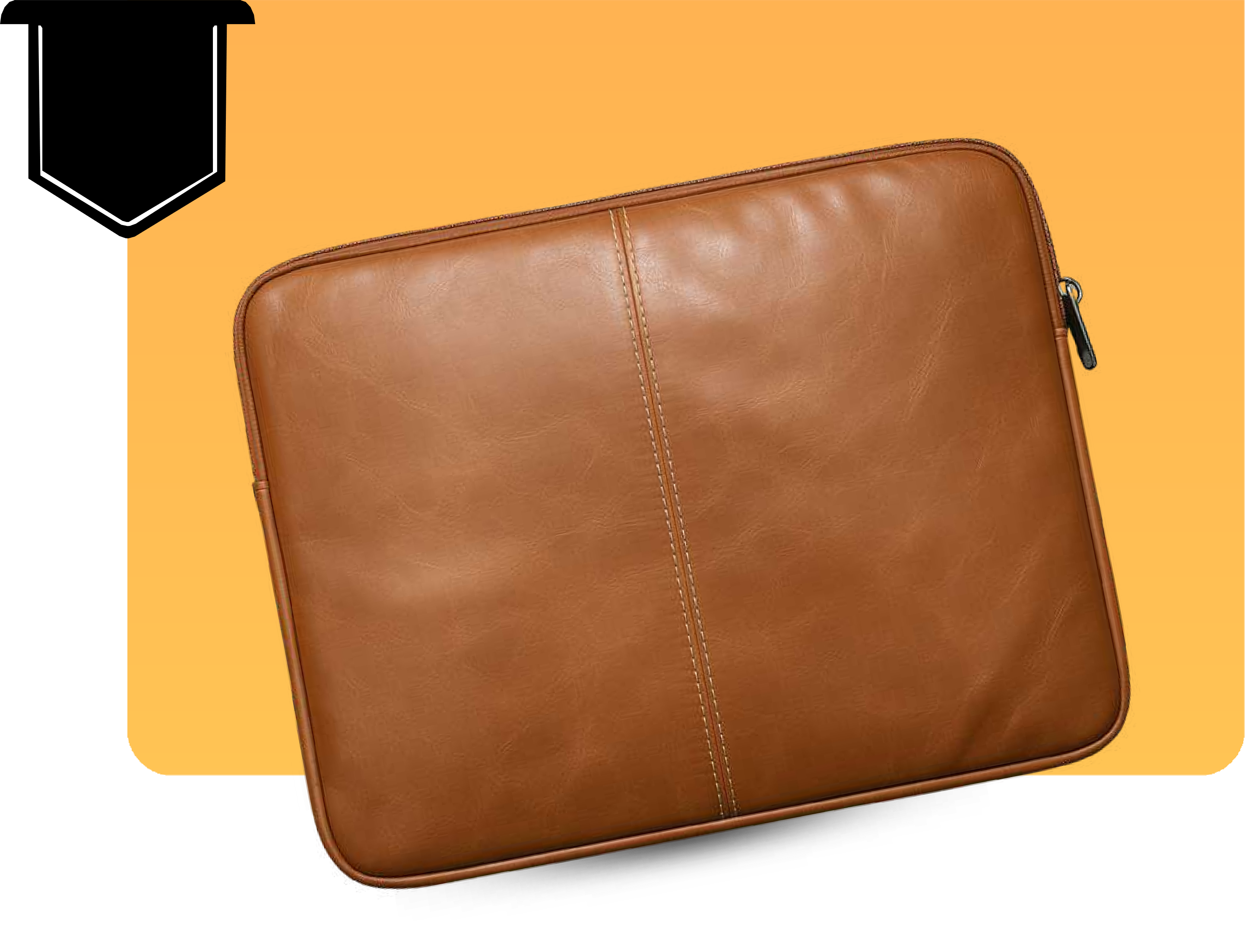 Vegan Leather Laptop Sleeve