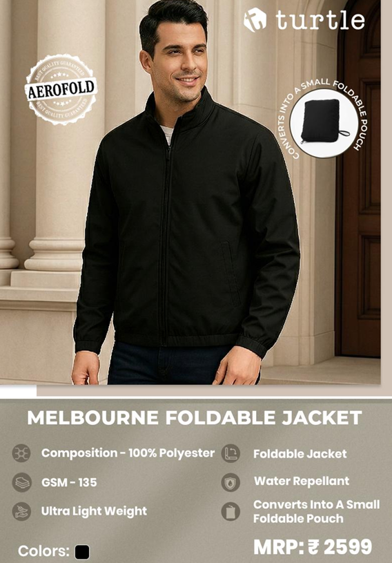 MELBOURNE FOLDABLE JACKET