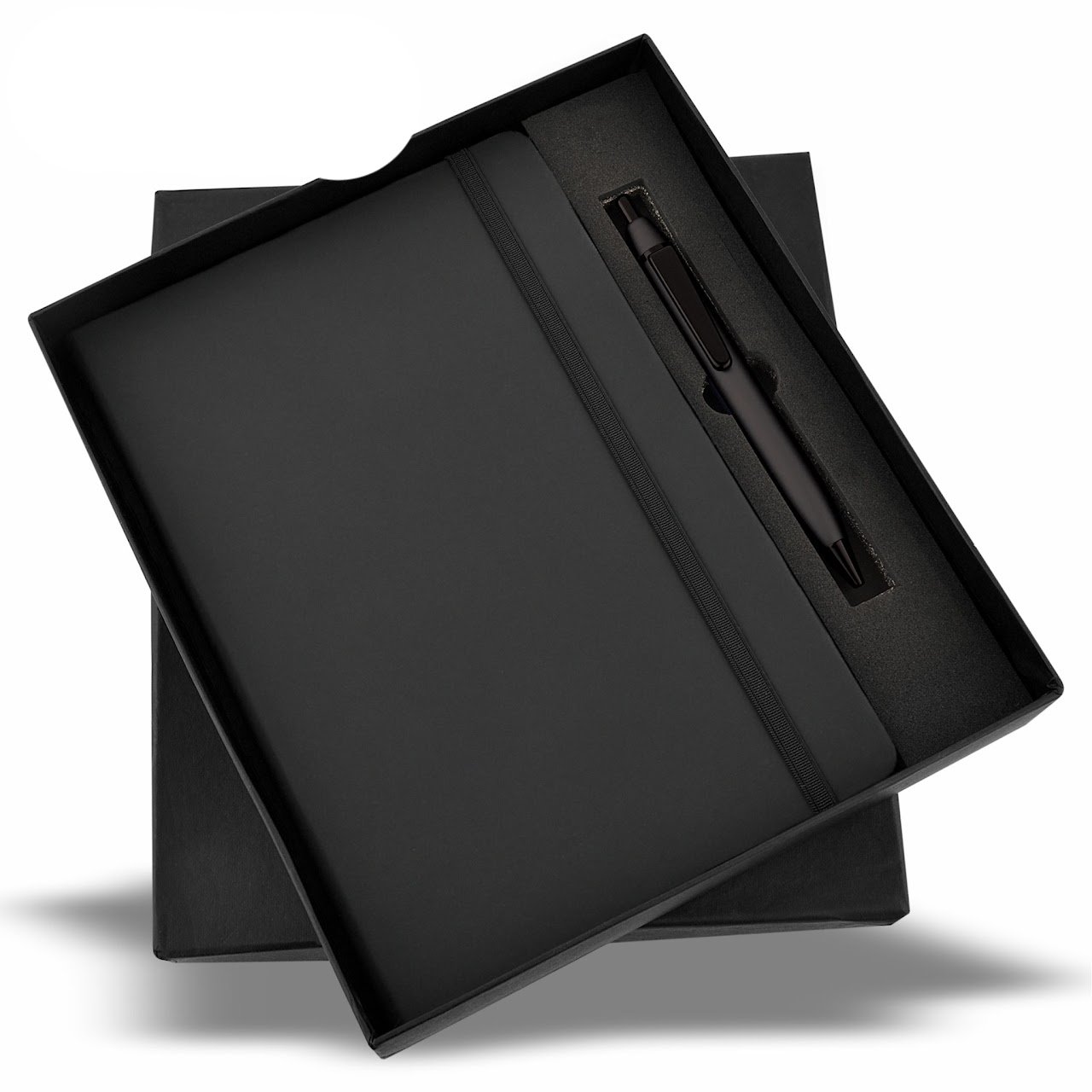 Black Elastic Pen and Diary