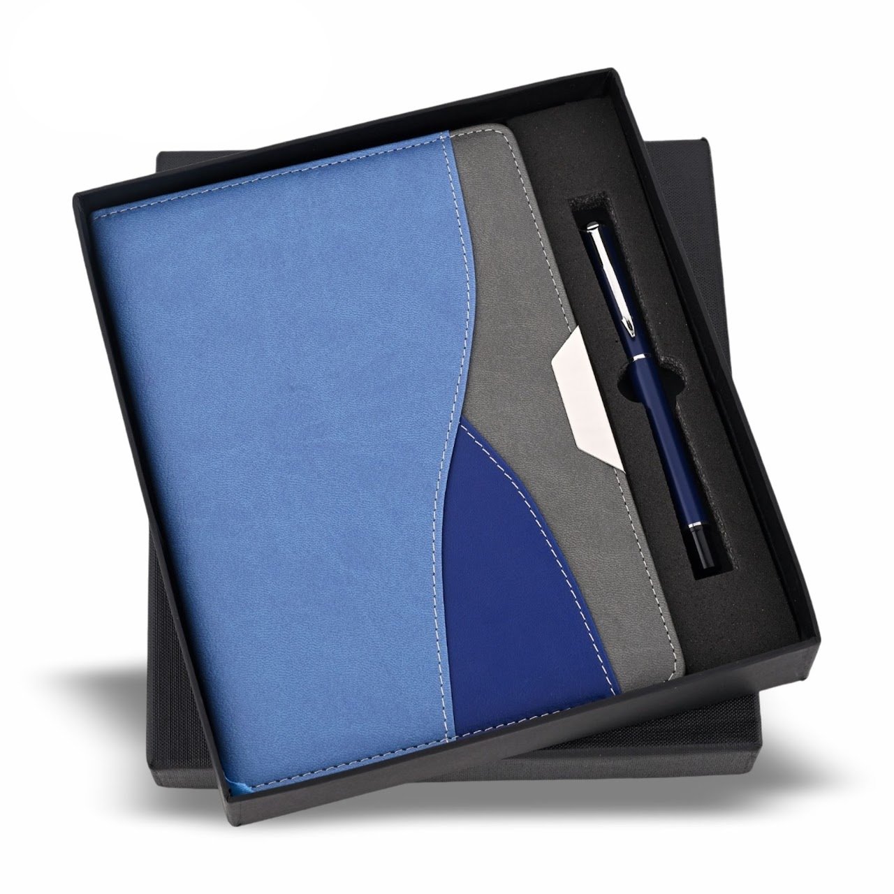 Pen and Dairy Blue Color