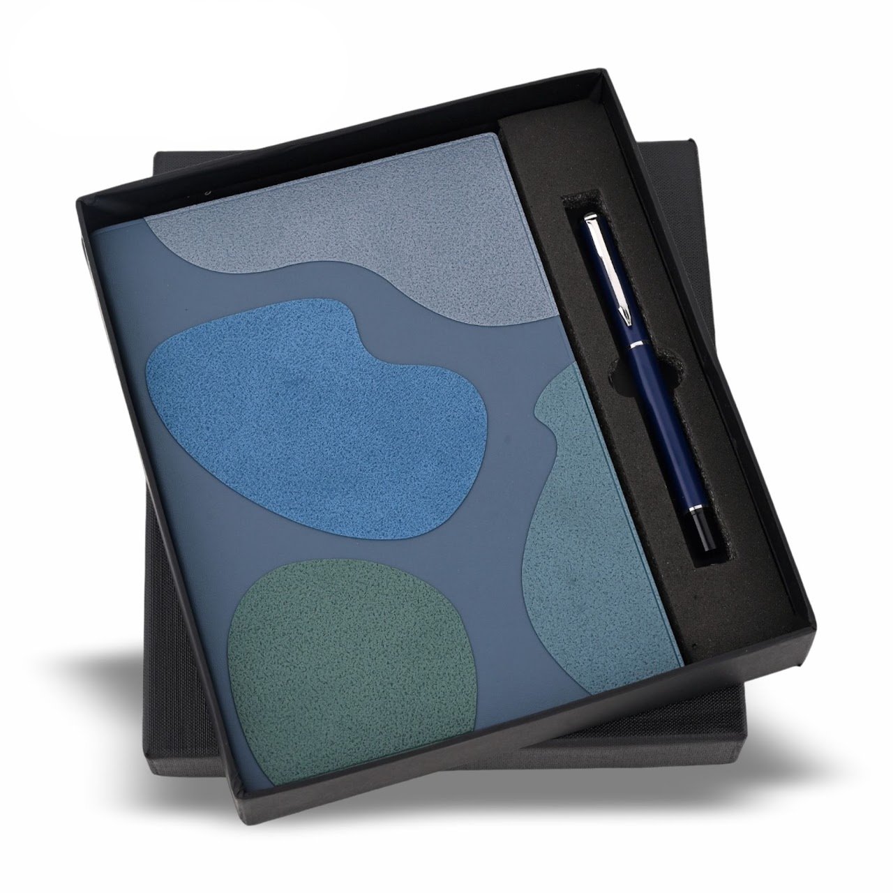 Pen and Dairy Blue Color