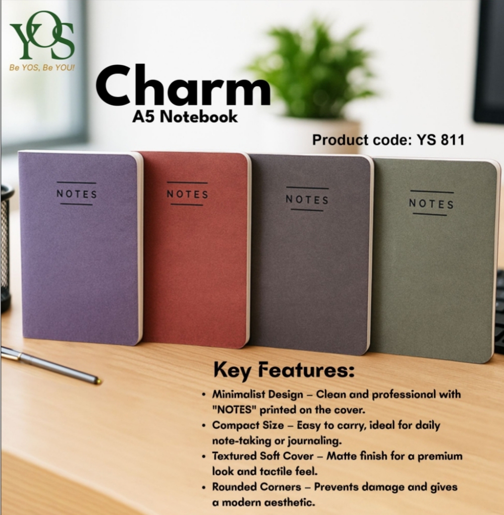CHARM A5 NOTEBOOK