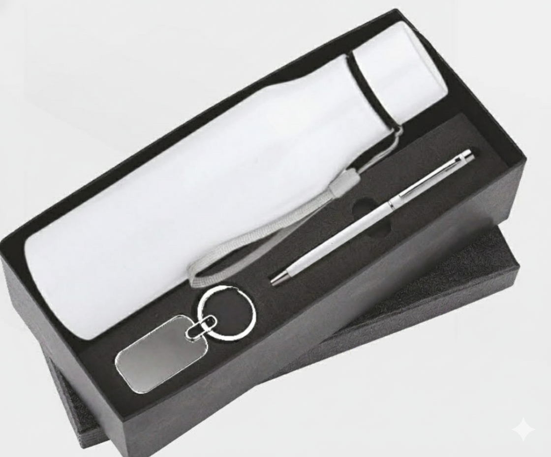 BOTTLE, KEYCHAIN & PEN