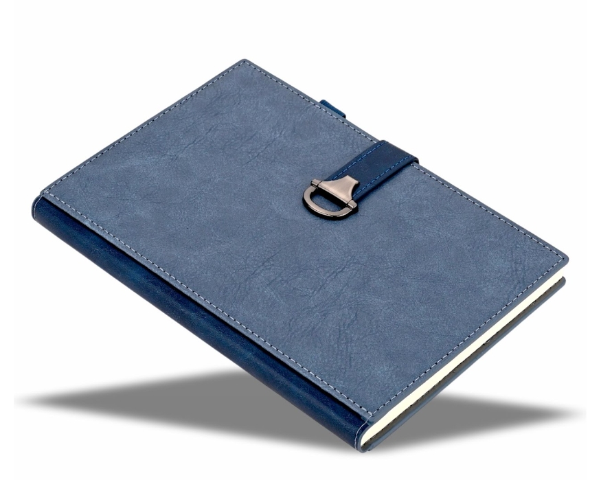 BLUE NOTEBOOK WITH METAL BUCKLE KRTD 9