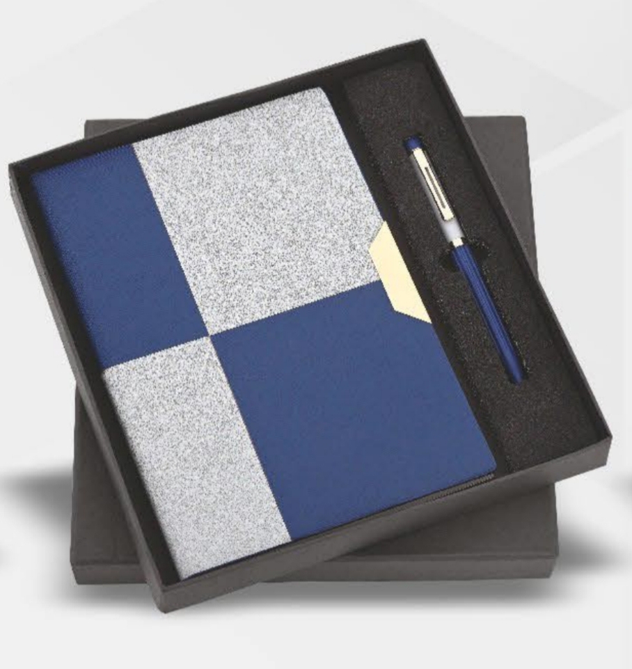 BLUE BLOCKS DIARY WITH PEN KRT 14