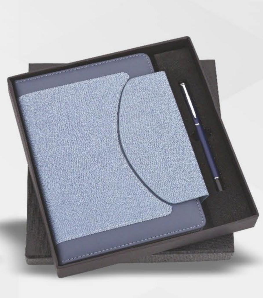 BLUE FROSTEDGE DIARY & PEN KRT 23