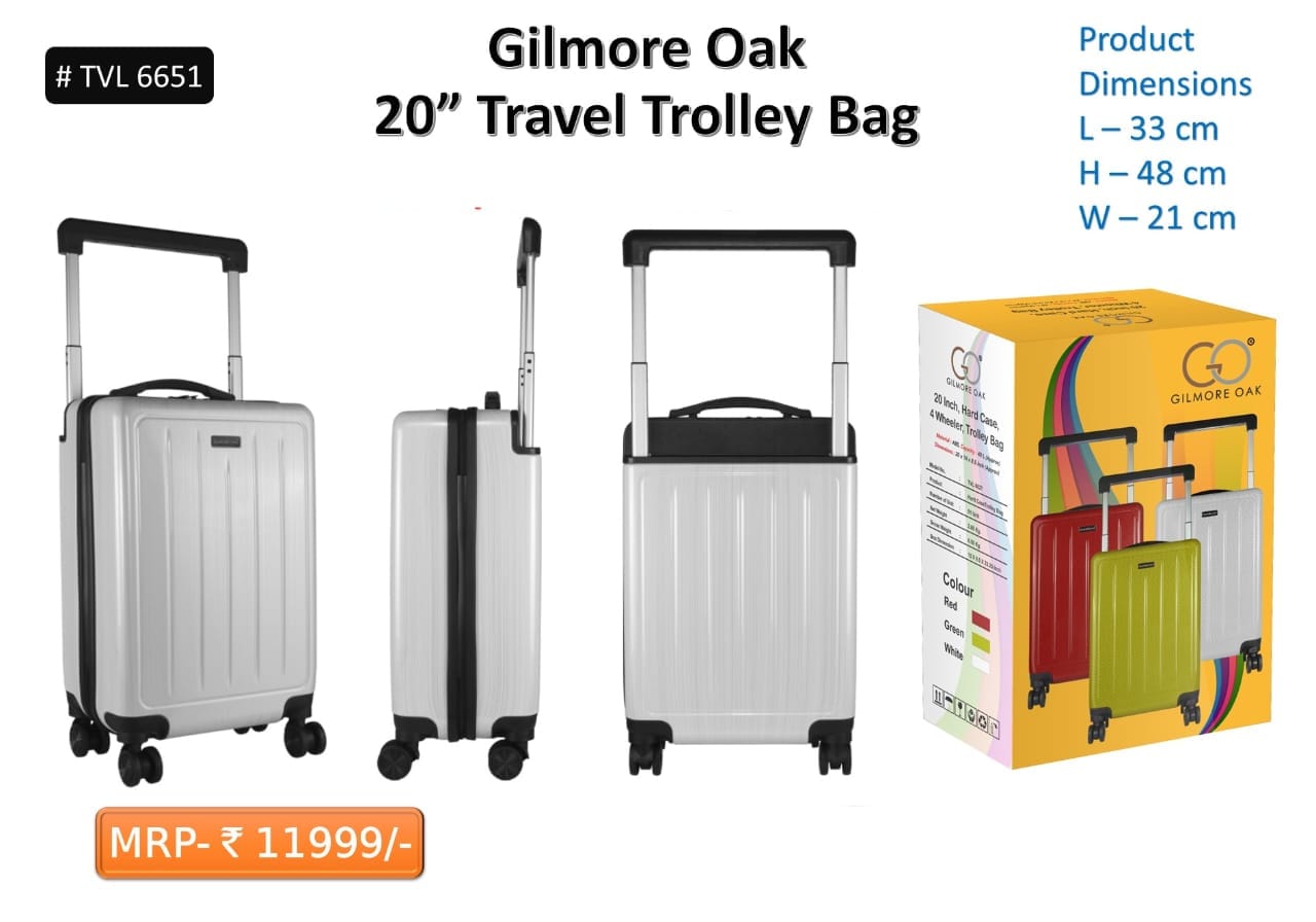 Gilmore oak 20 travel trolley bag