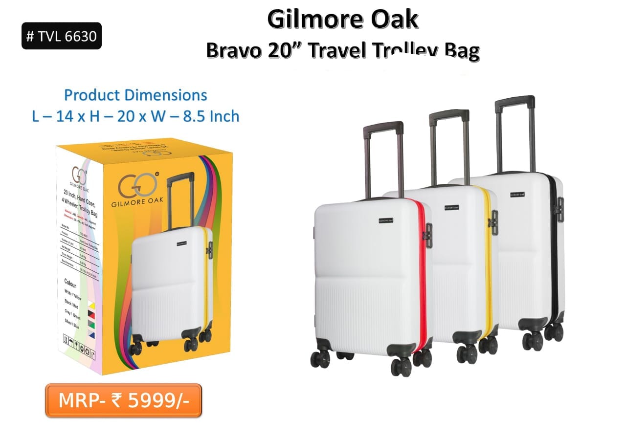 Gilmore oak bravo travel trolley bag