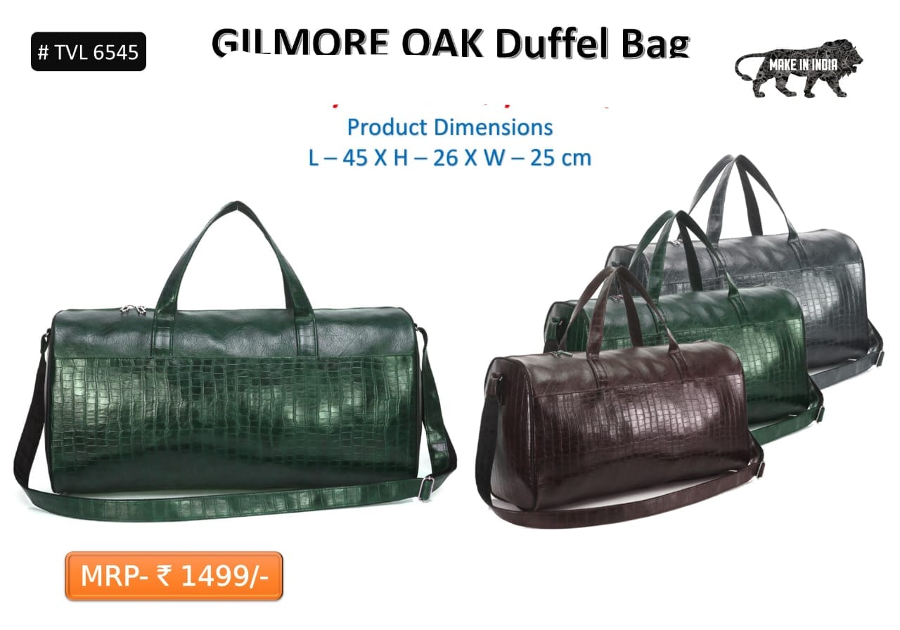 Gilmore oak duffle bag
