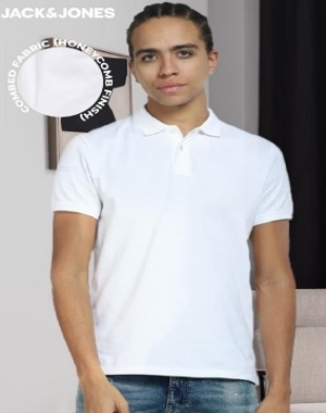 jack and jones polo white color 