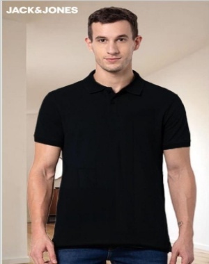 jack and jones polo in black color