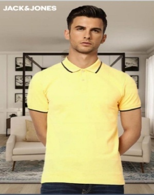 jack and jones polo color yellow