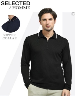jack and jones polo color black