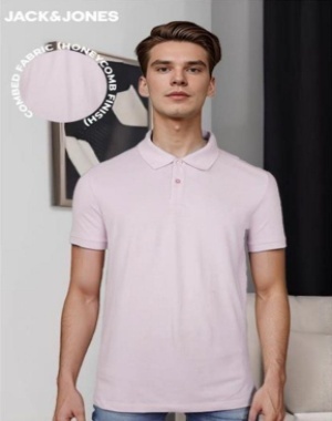 jack and jones polo color purple