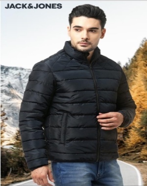 jack and jones jacket color black