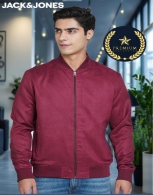 jack and jones jacket color wine