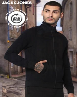 jack and jones jacket color black
