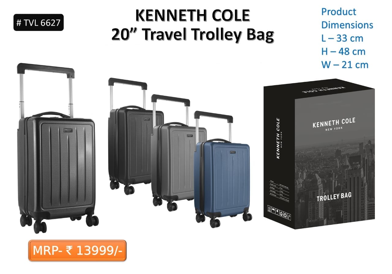 Kenneth cole strom overnighter trolley bag