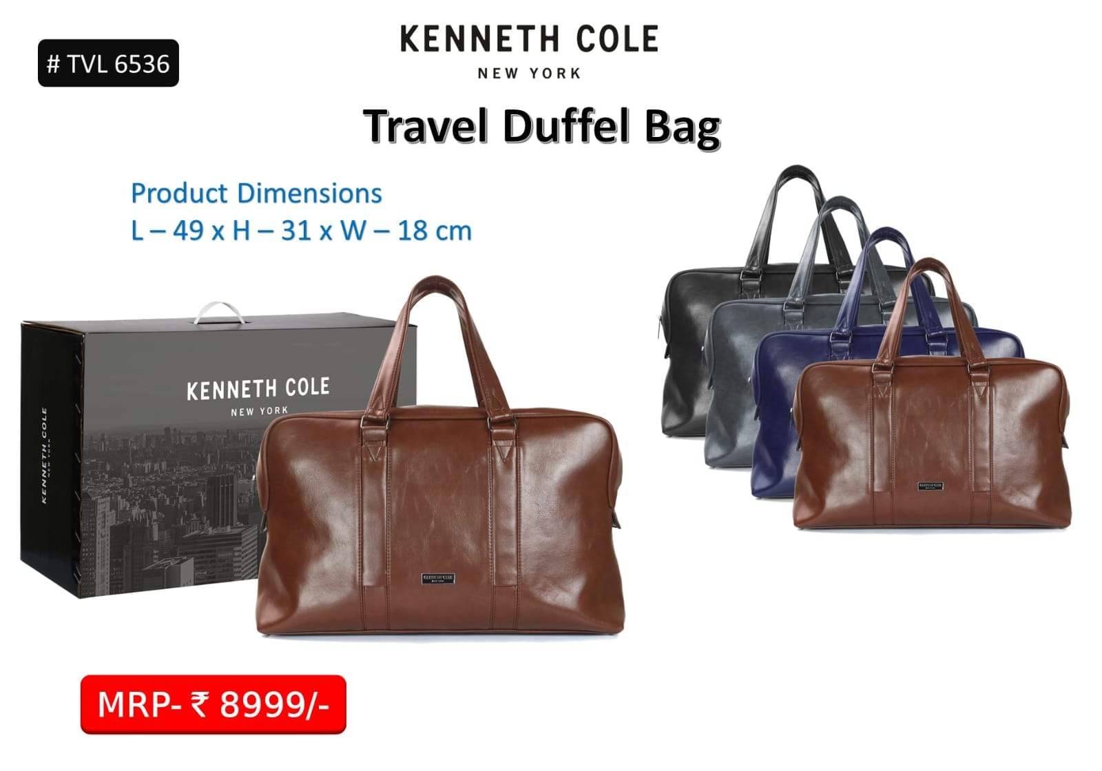 Kenneth cole travel duffel bag two 