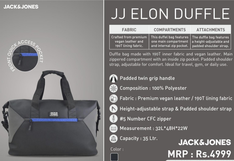 ELON DUFFLE BAGS