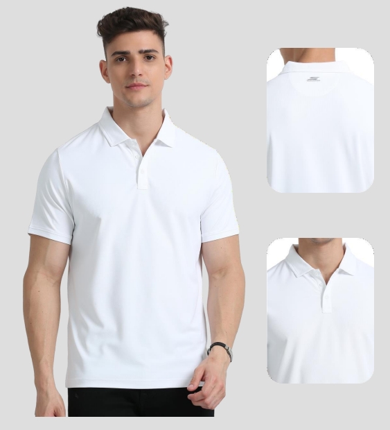 WHITE POLO Regular Fit