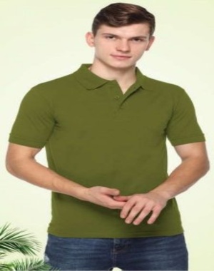 pikmee polo color olive green 