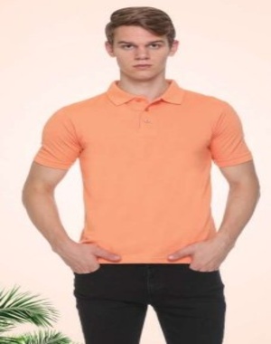pikmee polo color peach