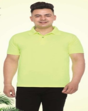 pikmee polo color flourscent green
