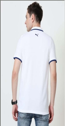 puma polo in white-sodalite colour