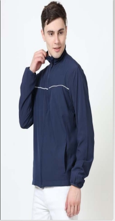 puma polo jacket peacoat-white color